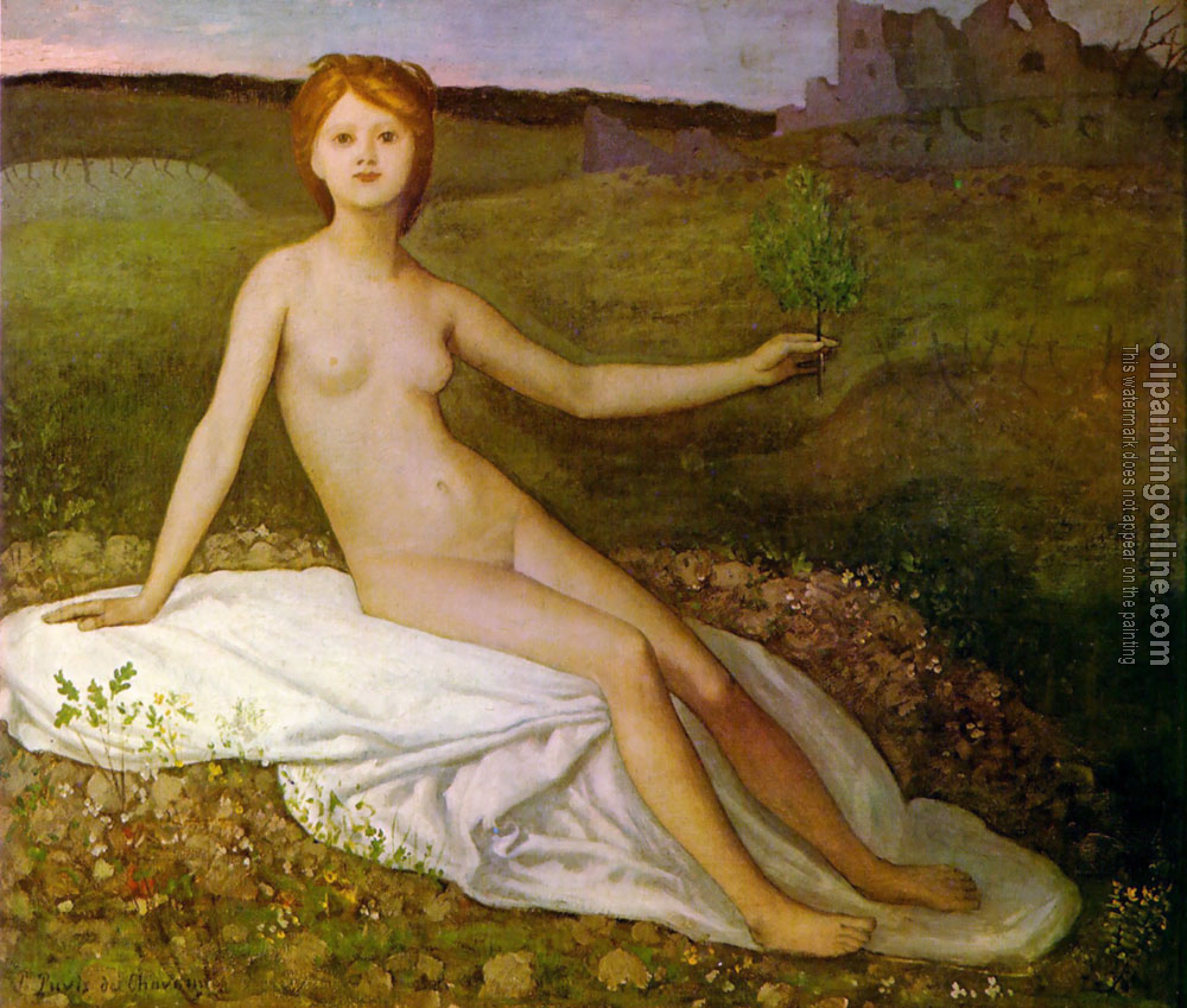 Pierre-Cecile Puvis de Chavannes - Hope